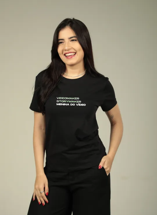 Videomaker filmaker menina(o) do vídeo