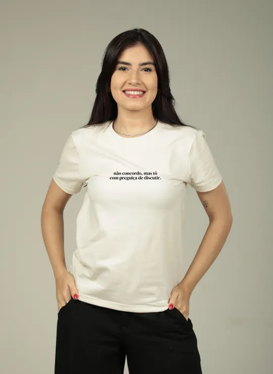 Não concordo, mas tô com preguiça de discutir.