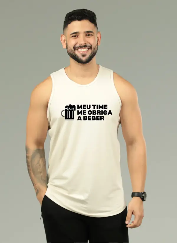 Meu time me obriga a beber.