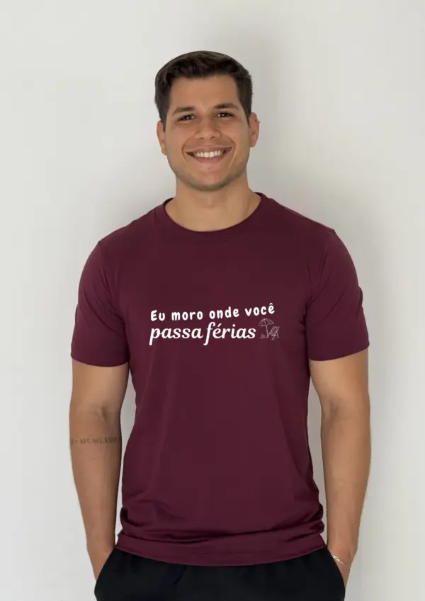 Eu moro onde você passa férias